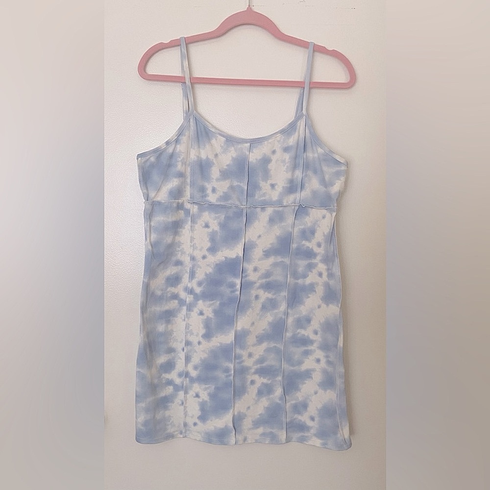 Tilly's Sky Blue Tie-Dye Dress